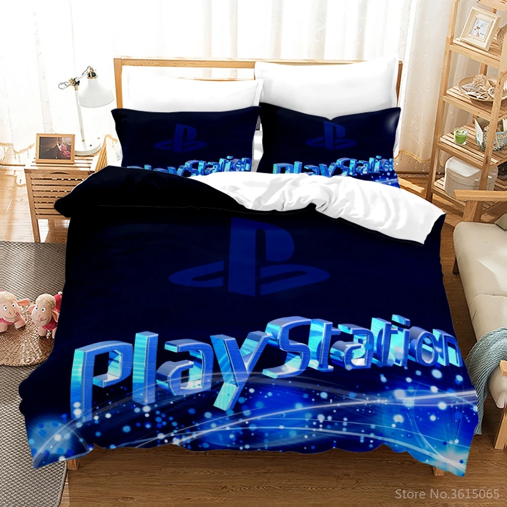 Juego de cama clásico para PlayStation, nórdica 3d, fundas de almohada, tamaño doble, Queen y King, para decoración de dormitorio, envío directo - AliExpress Hogar y jardín