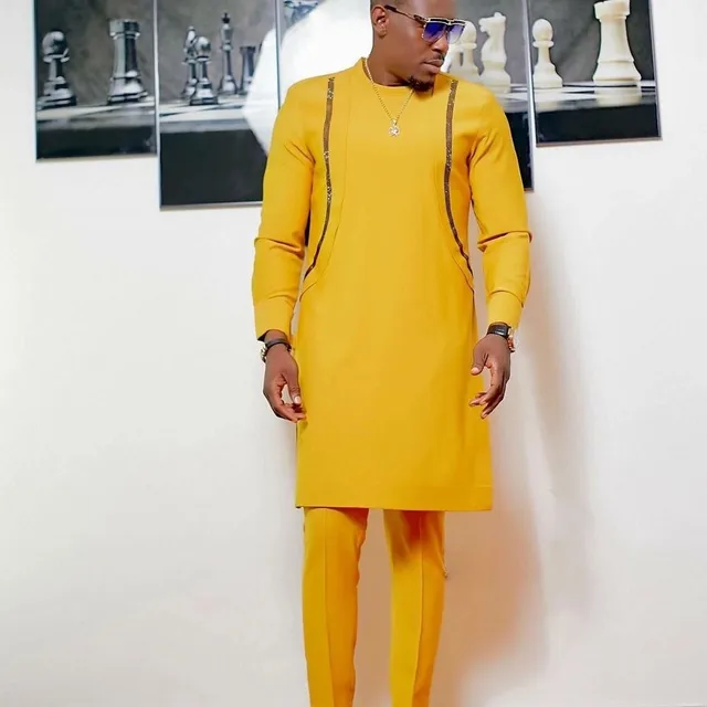 Karibi Two Piece Round Neck Long Sleeves Outfit
