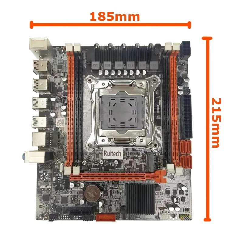 X99h 세트 LGA 2011-3 데스크탑 컴퓨터 메인 보드, 2 8G DDR4 메모리 E5 2640V3 CPU
