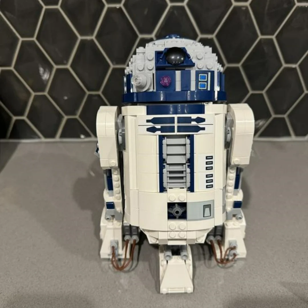 Custom Disney R2 Unit In Stock New 1050pcs Buildable Disney R2-D2 Space Wars Robot Kit for ...