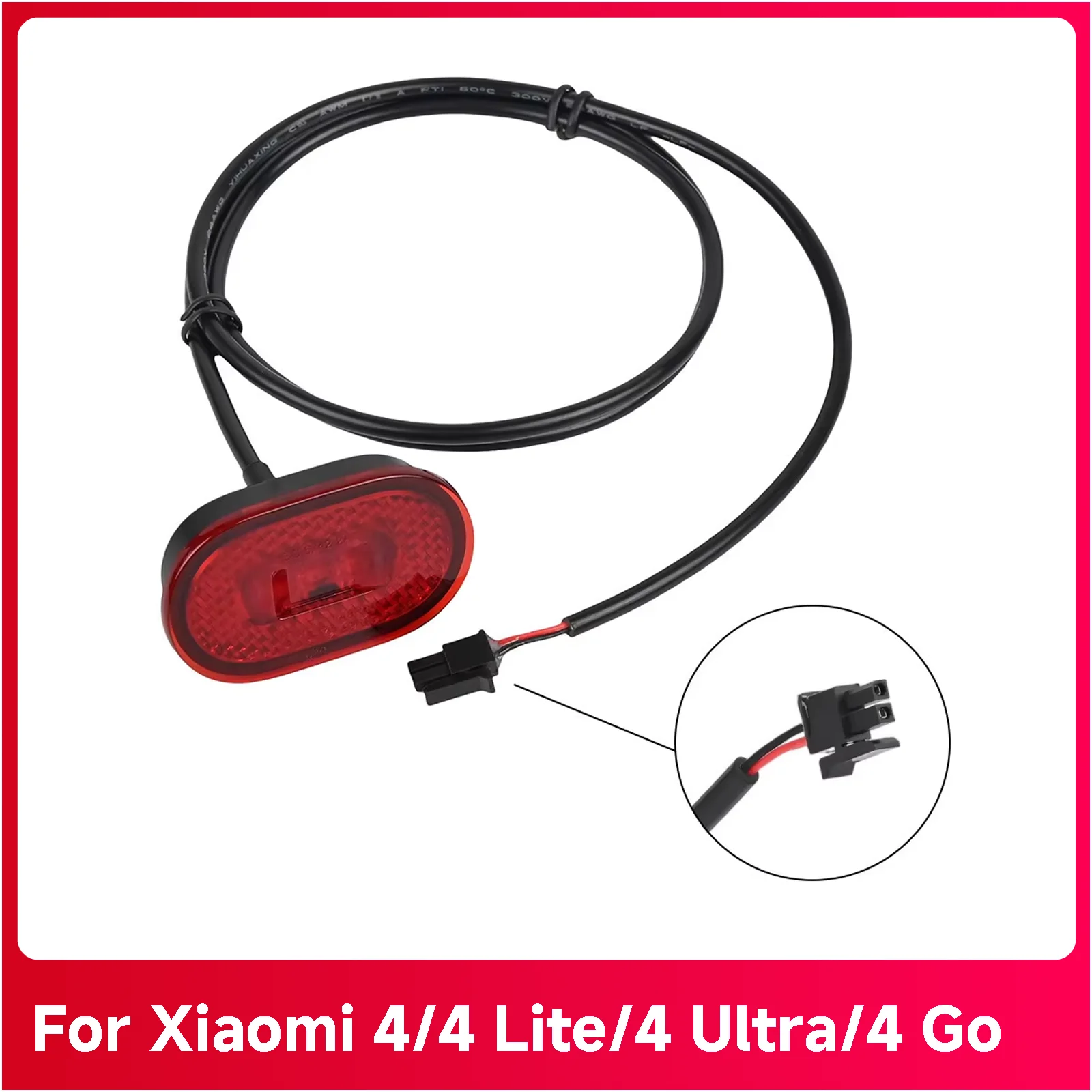 Hinten Fender Rücklicht Für Xiaomi Elektrische Roller 4/4 Lite/4 Ultra/4 Gehen Bremse Sicherheit LED Blinkende Lampe sicherheit Warnlicht