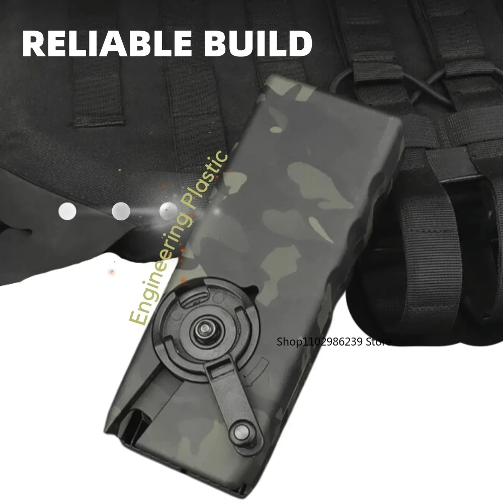 6mm BBS Speed Loader 1000 Capacity Plastic BB Storage Box M4 Hand Crank Magazines Quick Loader Airsoft Gear Accessories