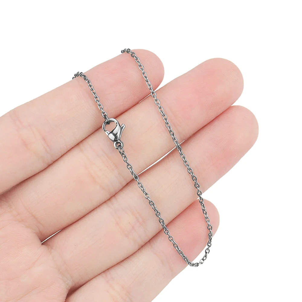 Titanium Alloy Fine Chain Necklace Collarbone Chain Pendant Light Outdoor Products Tool Accessory