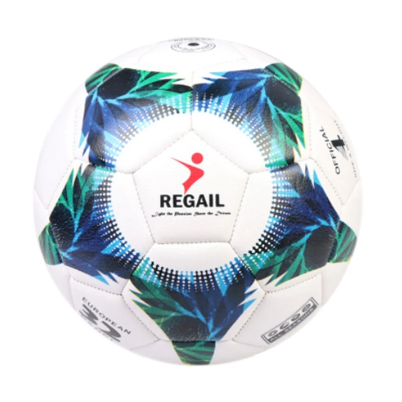 

REGAIL Soccer Ball Size 4 Outdoor Sport Soccer For Official Match Explosion-Proof Football Kids Teenagers Training Footballs