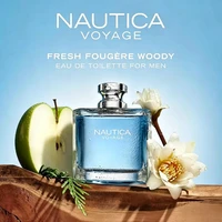 Parfum pour homme Nautical Voyage, fragrance boisée pour gentleman, Cologne Azure, senteur marine masculine, 100 ml. 2