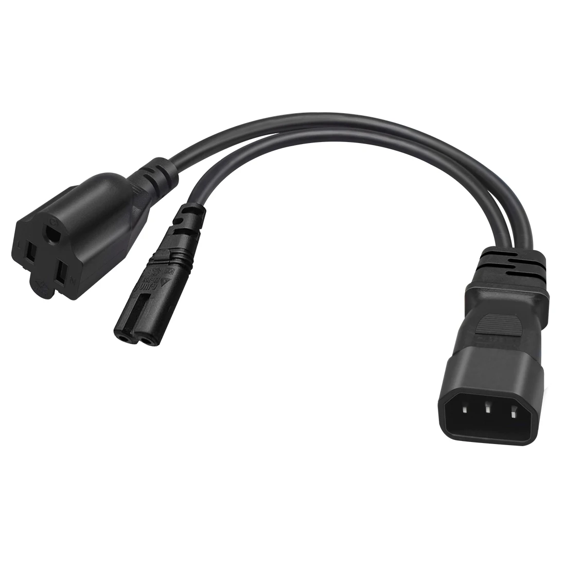 IEC320 C14  C7 + 5-15R 1  2   ġ ȯ , C14  ÷-ǱԾ 8 ̽/̱ ǥ 