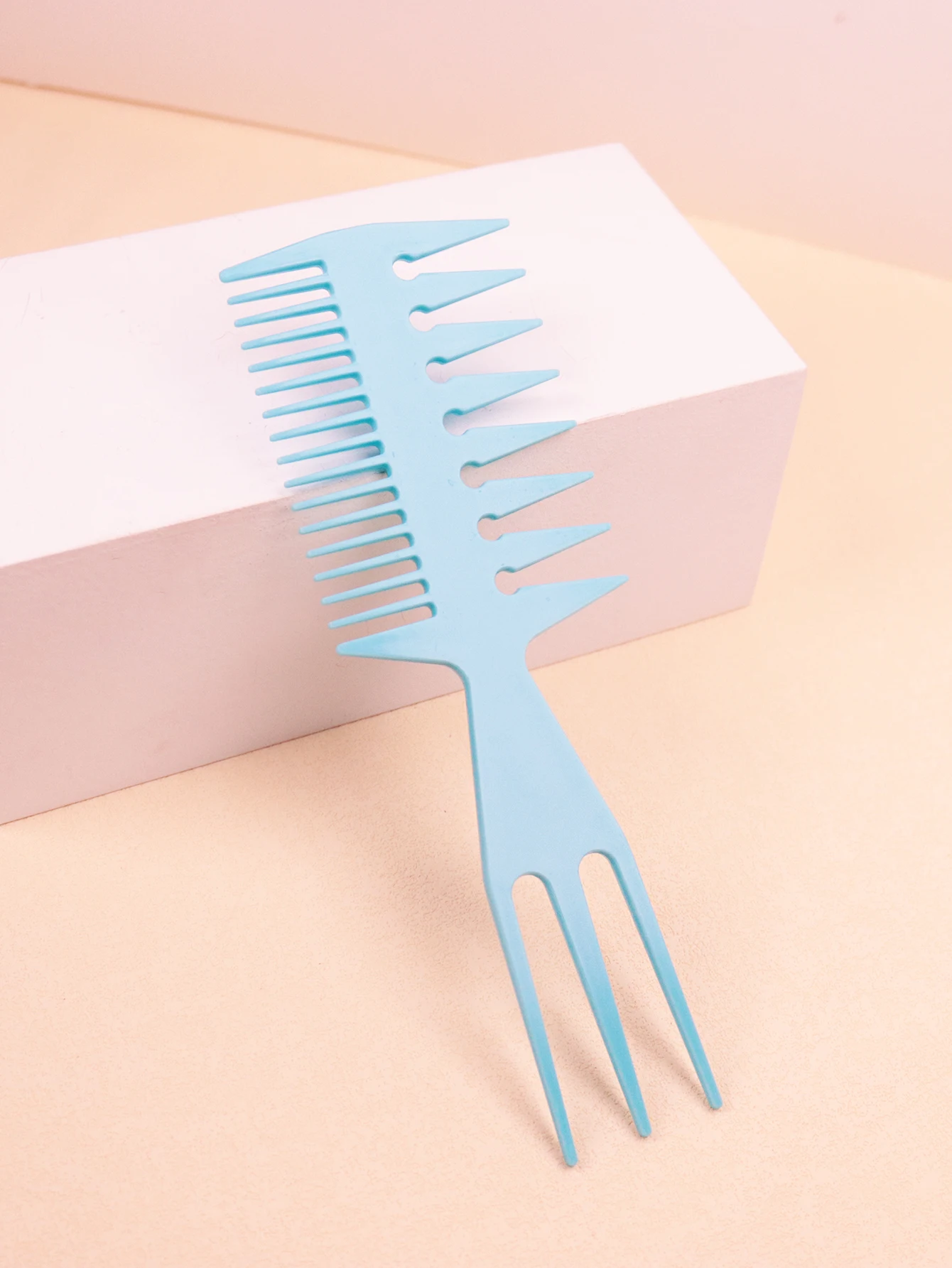 1pcs anti-static double-sided tooth tail handle styling comb plastic hair tool, used for smoothing and straightening hair 4