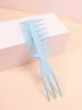 1pcs anti-static double-sided tooth tail handle styling comb plastic hair tool, used for smoothing and straightening hair 4