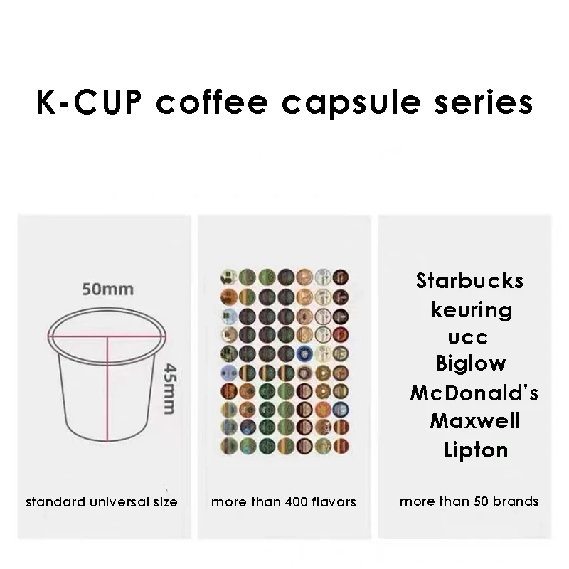 Description Picture 2 of item110V 220V Electric Coffee Capsule Sealing Machine Portable Aluminum Foil K-CUP Capsule Sealer With 50mm Capsule Shells Foils