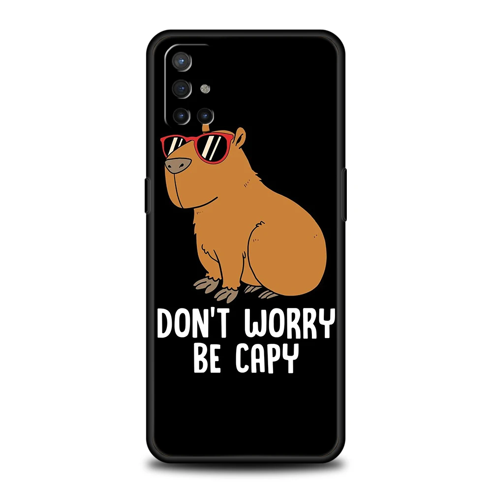 Cute Cartoon Capybara Silicone Phone Case Cover