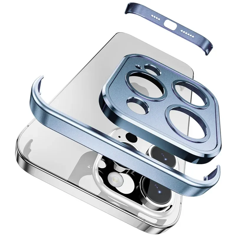 Sleek Aluminum Frameless Bumper with Camera Lens Protector