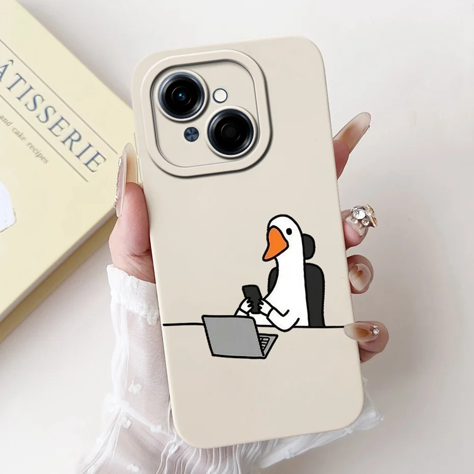 Cute Cartoon Soft Silicone Shockproof Phone Case with Bumpers
