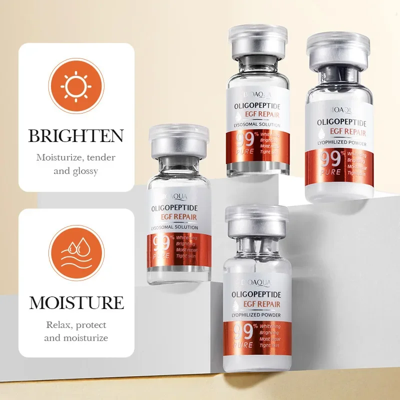 Facial  Serum Yeast Freeze-Dried Power Skin Care Set Shrink Pores Moisturizing Brighten Anti Aging Peptides Essence 3