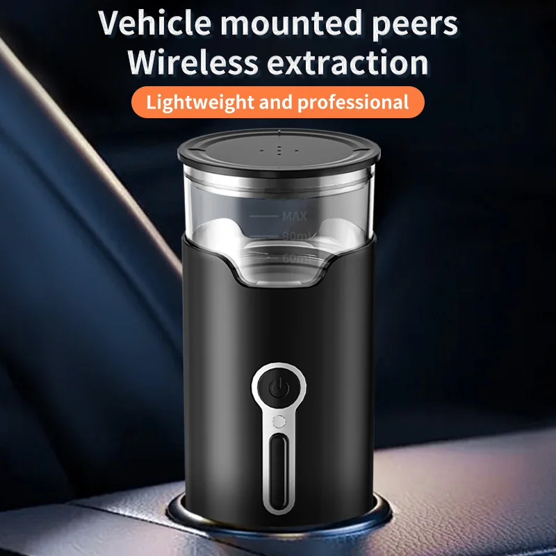 2024 New Small Portable Coffee Maker Electric Capsule Coffee Brewer Portable Coffee Machine Fit Coffee Powder and Coffee Capsule 5