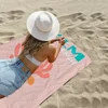 Modern Scenic Travel Mykonos Palm Miami Wall Art Microfiber Beach Towel Absorbent Quick Yoga Resort Mountain Climbing Towel