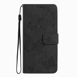 Chic Card Slot Wallet Phone Case with Cute Design - Galaxy A21s (Black OJ)