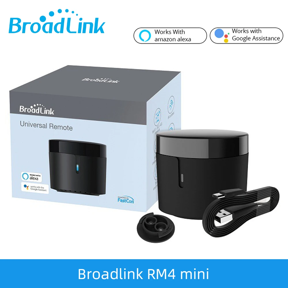 Pro Controle Remoto Universal ir Wifi Interruptor rf rm Mini Controlador Inteligente Sensor Hts2 Funciona com Alexa Google Home Broadlink-rm4 - Image 5