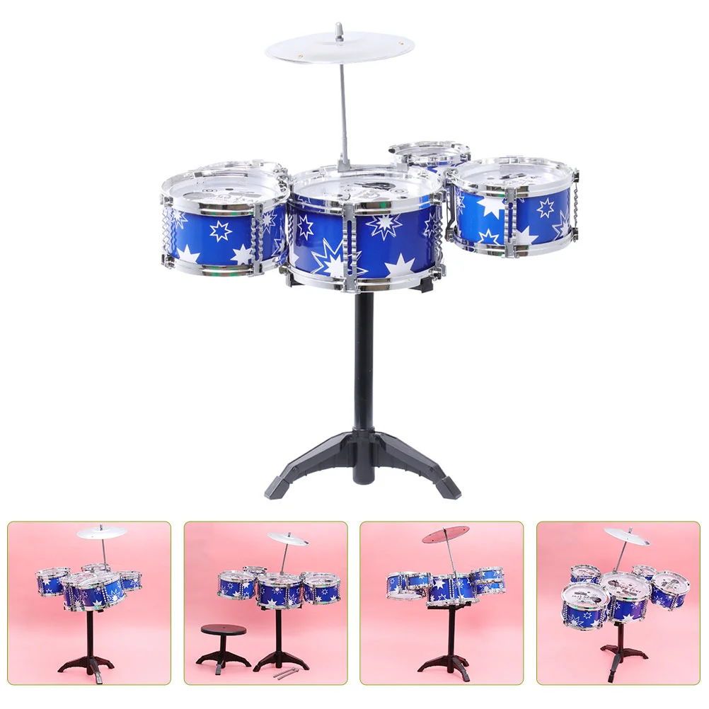 

Drum Kit Toy Jazz Baby Musical Children Instrument Toddler Preschool Kids Educational Toys