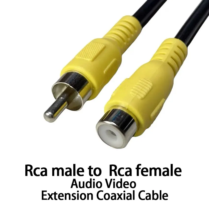 1/5/10PCS RCA 1m Rca 남성 1 Rca 여성 오디오 비디오 확장 동축 케이블 HDTV 용