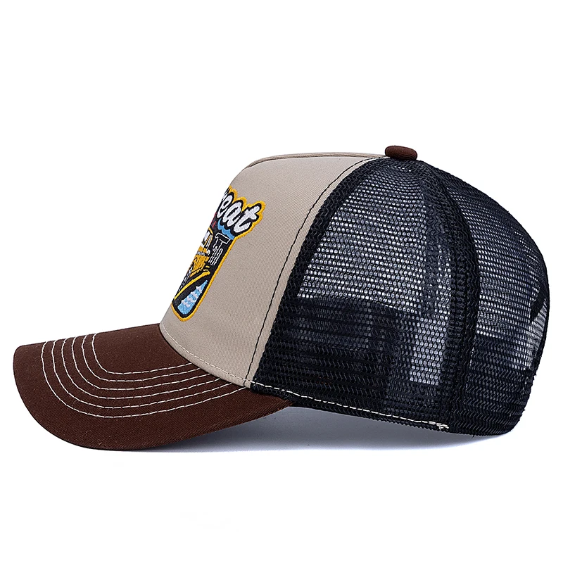 Hot Sale Unisex Baseball Cap Classic Vintage Car Pattern Mesh Cap Men And Women Breathable Streetwear Summer Trucker Hat