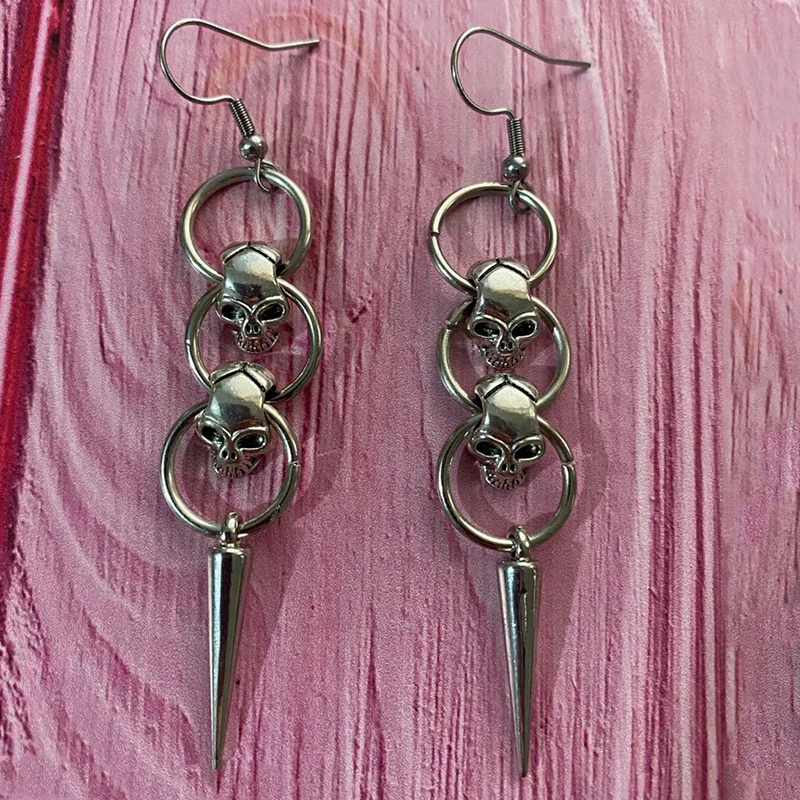 Grunge Aesthetic Dangle Earrings Grunge Aesthetic Accessories