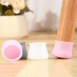 Silicone Chair Leg Caps Rubber Feet Protector Table Feet Cover Non-slip Noise Reduce Desk Chair Foot Covers Furniture Pad 2024