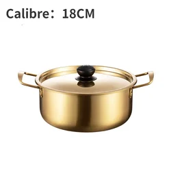 Korean - Style Mini Noodle and Soup Cookware with Lid (01)