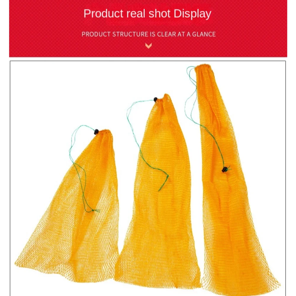 Nylon faltbare Fischernetztasche Jaring Nylon Simpan Ikan Pancing leichtes Fischnetz leicht zu tragen leicht – Detail 2
