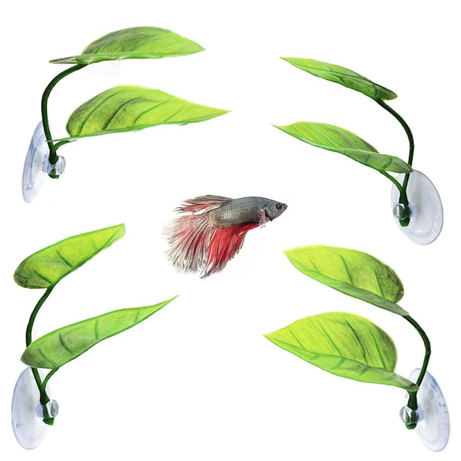 Betta Bed Leaf Hammock Aquarium Pet Supplies Decoration Grounds Breeding Resting Bed For Betta Fish Fish Practical