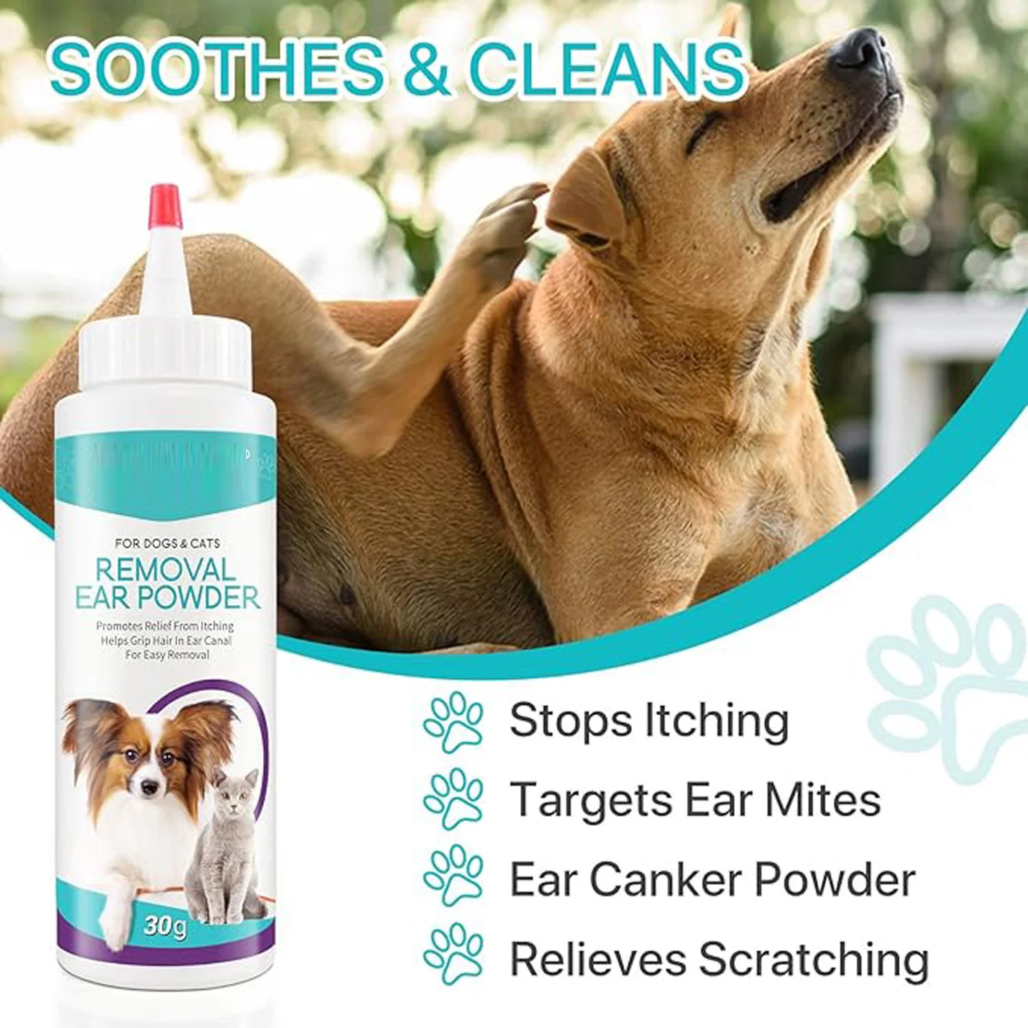 Dog Ear Cleaner 30g Pet Ear Medicine
