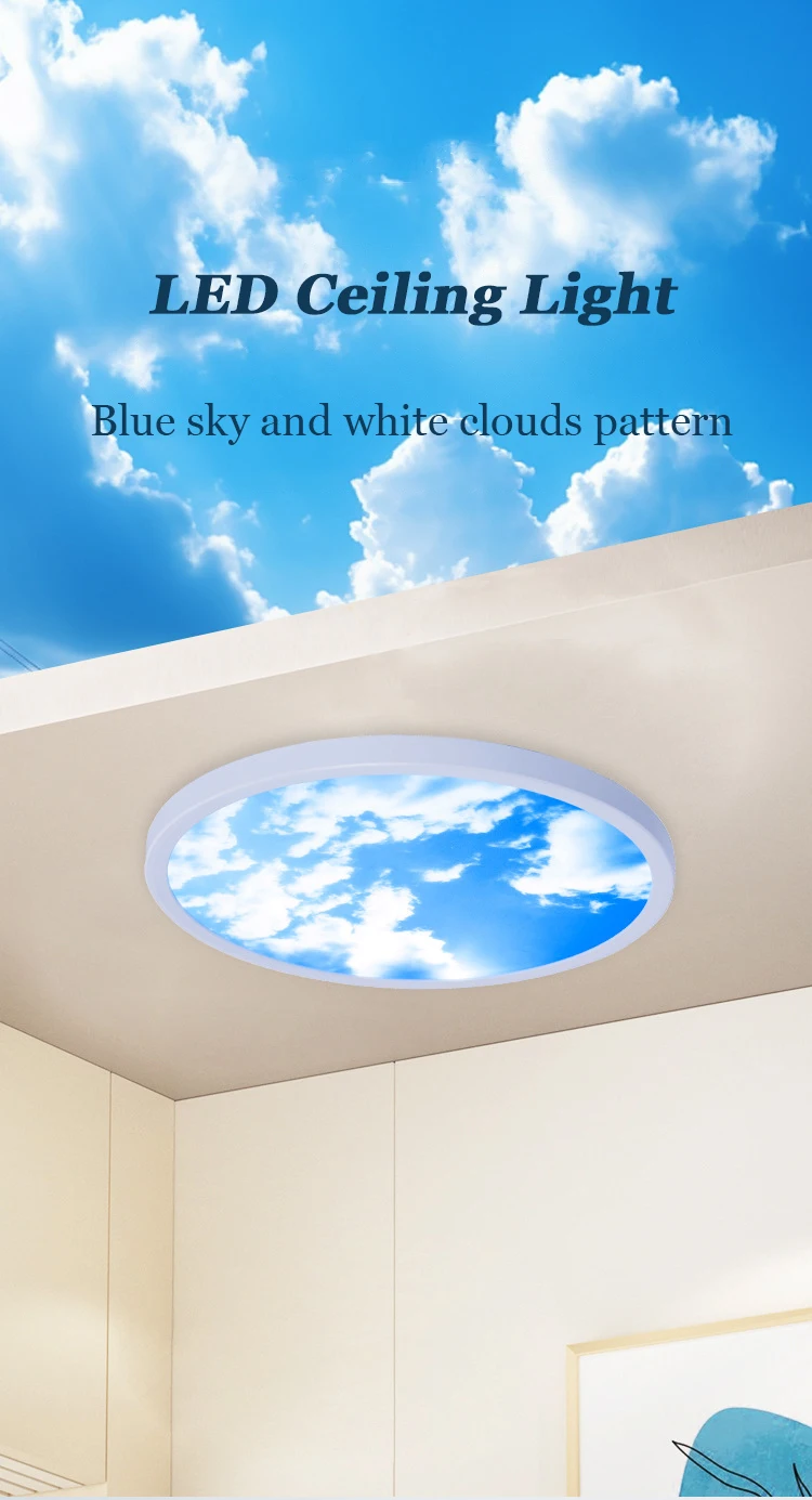 Description Picture 2 of itemLED Ceiling Lamp 28W 85-265V Ceiling Light Adjustable Color Temperature Eye Portecion Ceiling Lighting Lamp for Room Bedroom