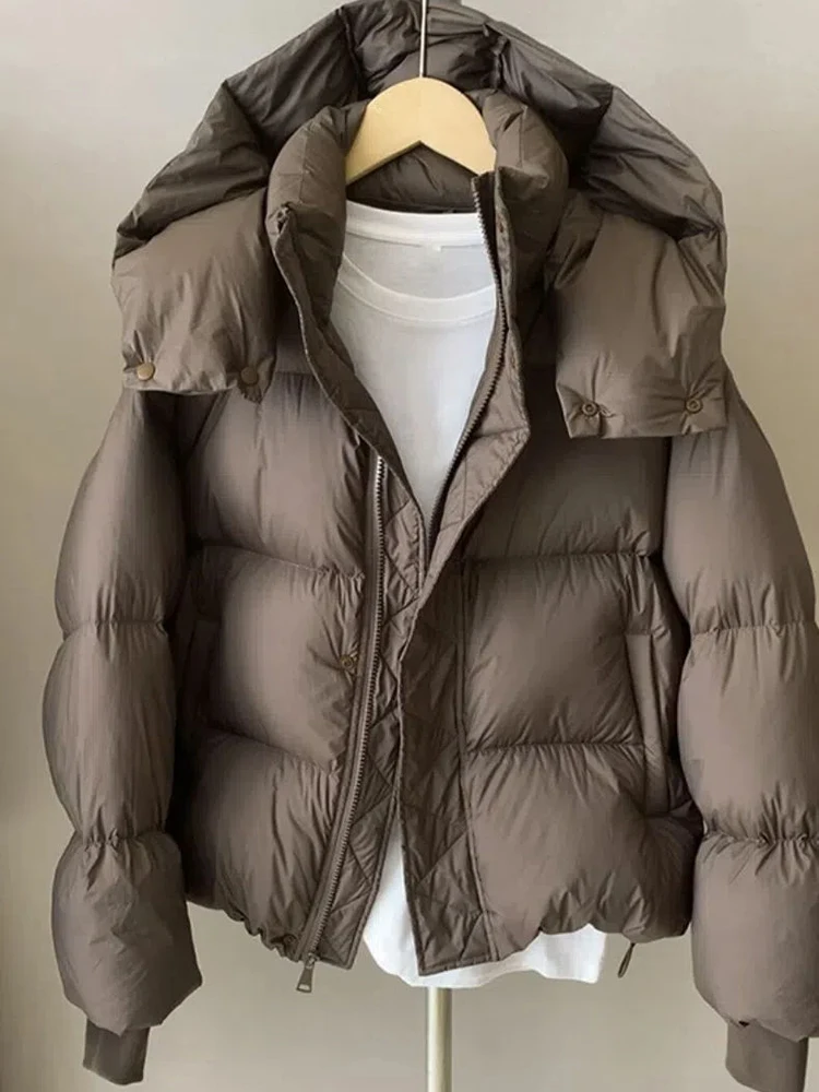 [TWN]★韓国大人気★BUMPER'S SHORT PADDED JACKET New Waterproof Down Cotton Padded Jacket Hooded Short