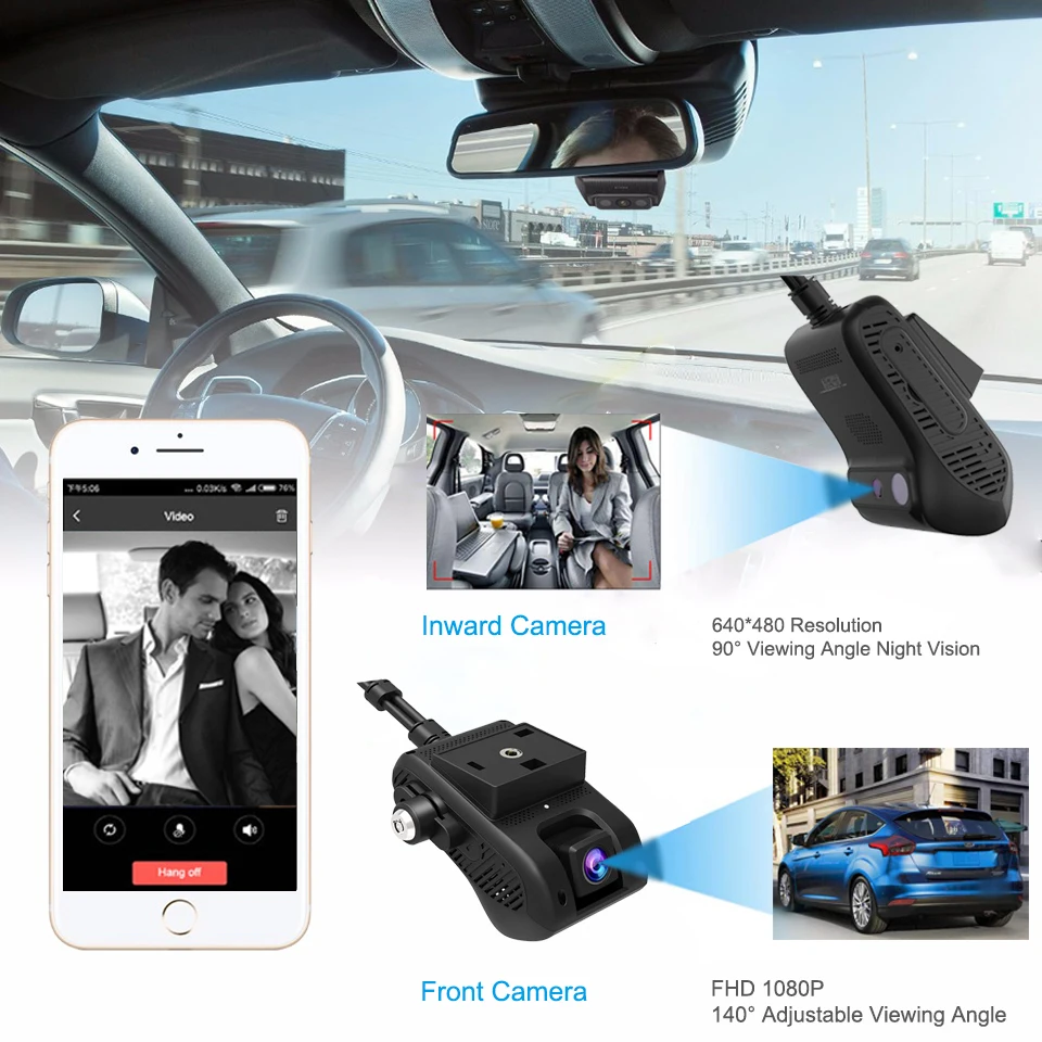 JIMIMAX JC120 Mini Dashcam 4G Live Stream Video Car DVR 1080P WIFI Tracking Dashboard  Camera SOS Free APP Remote Control Recorde - AliExpress