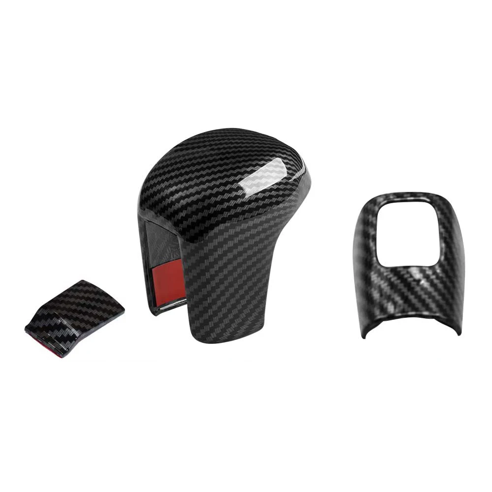 

For 10Th 2016-2020 Car Carbon Fiber Gear Shift Knob Cover Lever Trim Shift Head Sticker Accessories