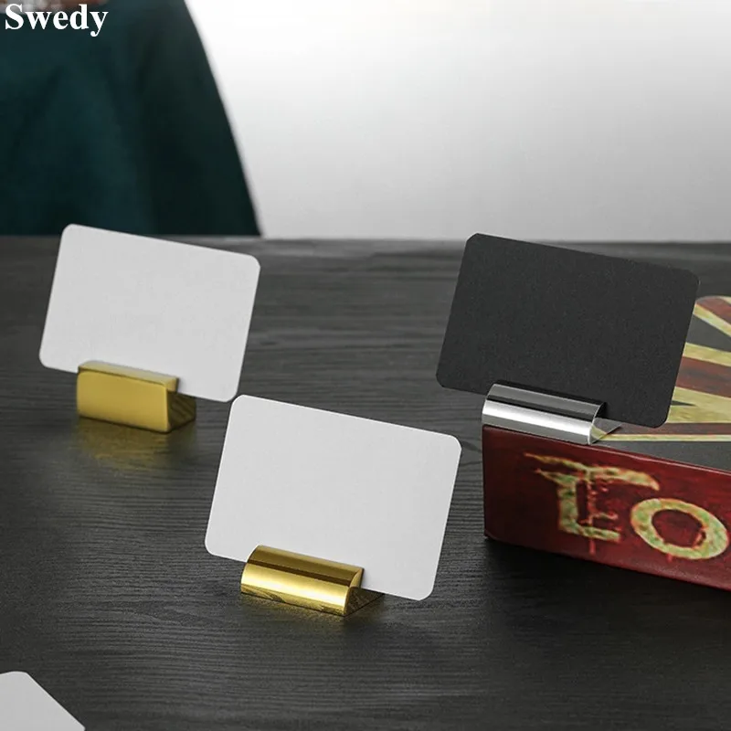 Card Holder Stainless Steel Table Number