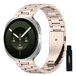 Premium Stainless Steel Metal Band - Elegant Link Bracelet Strap - Galaxy 8Classic 46mm (Titanium)