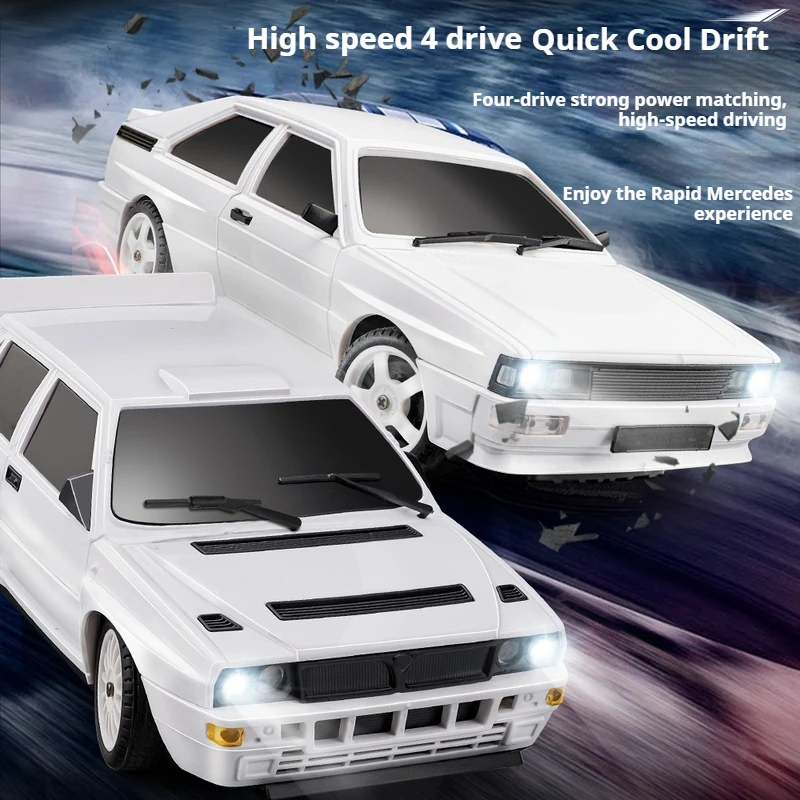 2025 NEW LD2802 LD2803 LD2804 LD2801 1/28 4WD RC Drift Car Proportional Steering LED Headlights 2.4G Toys For Kids 2