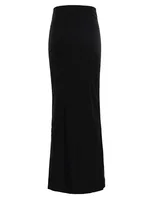 Fashion For Women Black Long Skirts High Waist Slim Seamless Elegant Ladies Gown Casual Summer 2024 New Female Maxi Skirts - Image 4