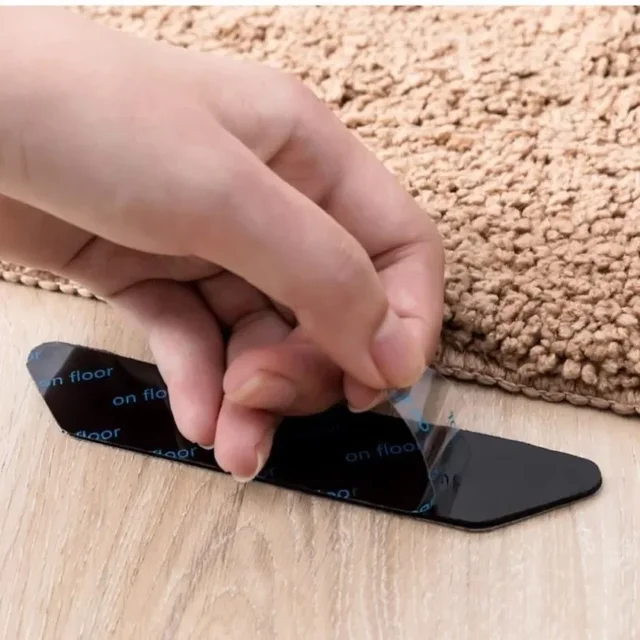 Autocollants antidérapants pour tapis réutilisables, patchs lavables Anti-arrivage, tampons fixes, tapis de sol, poignées, bouchons, bandes, vente en gros 3