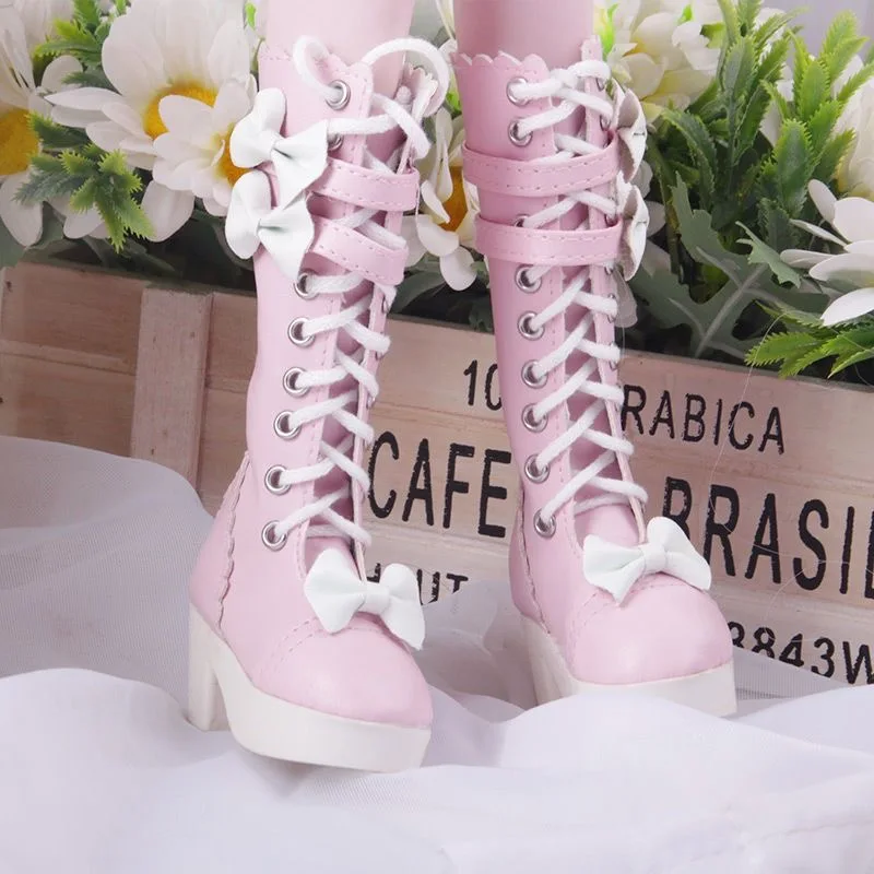 Zapatos de piel sintética para muñeca BJD, botas de cuero, zapatos individuales, accesorios para muñecas de 60CM, 1/3