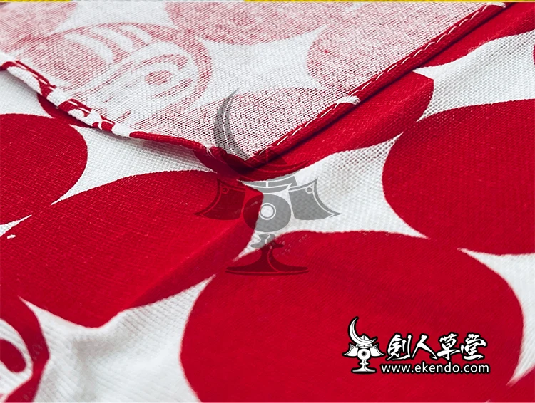 -IKENDO.NET-TG318-Dharma-Tenugui-33X90CM hand towel 101% Cotton tranditional japanese kendo tenugui