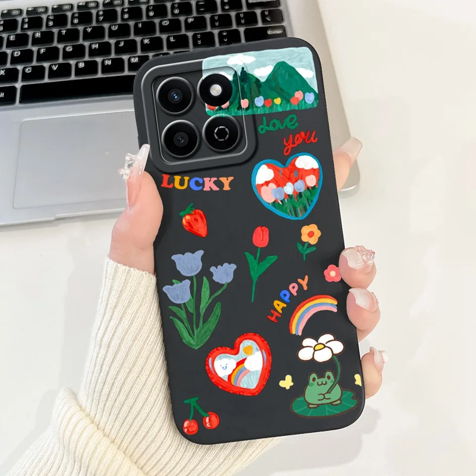 Shockproof Sweet Heart Silicone Phone Case - Pink
