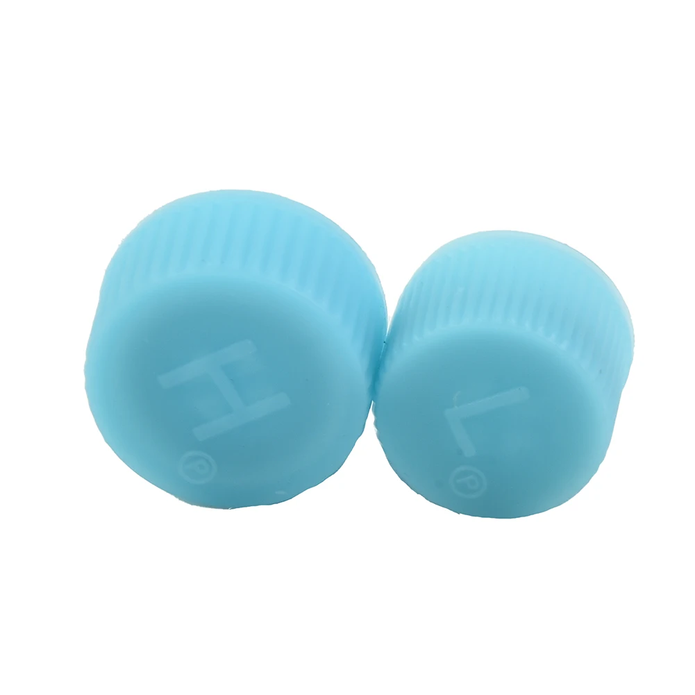 

For R134a R12 A/C Cap High/Low Pressure Parts Replacement Service Tool Valve 2pcs AC System Air Conditioning Cap