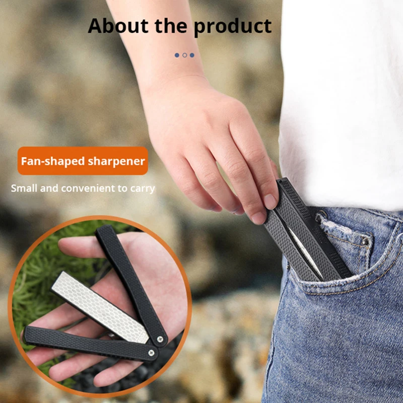 Portable Double Side Grindstone Sharpener Diamond