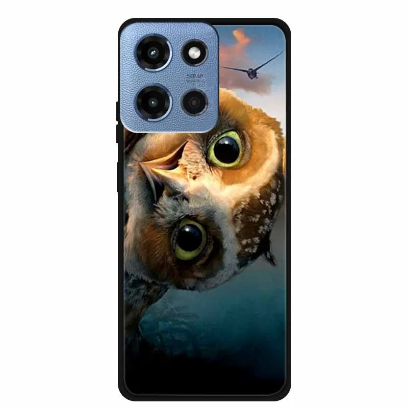 Animal Design Soft Silicone TPU Protective Phone Case - Shockproof Back Cover