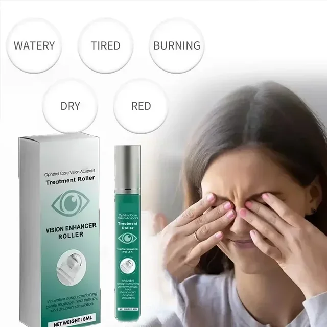Eye Drops Relieves Eyes Discomfort Blurred Eyes Sore Eye Care Itchy Relax Dry Swelling Massage Clean 1