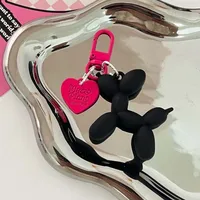 Fashion Keychain Punk Y2K Balloon Dog Keychains for Women Bag Pendant Jewelry Trinket Girl's Car Key Ring Key Chain Accessories 6