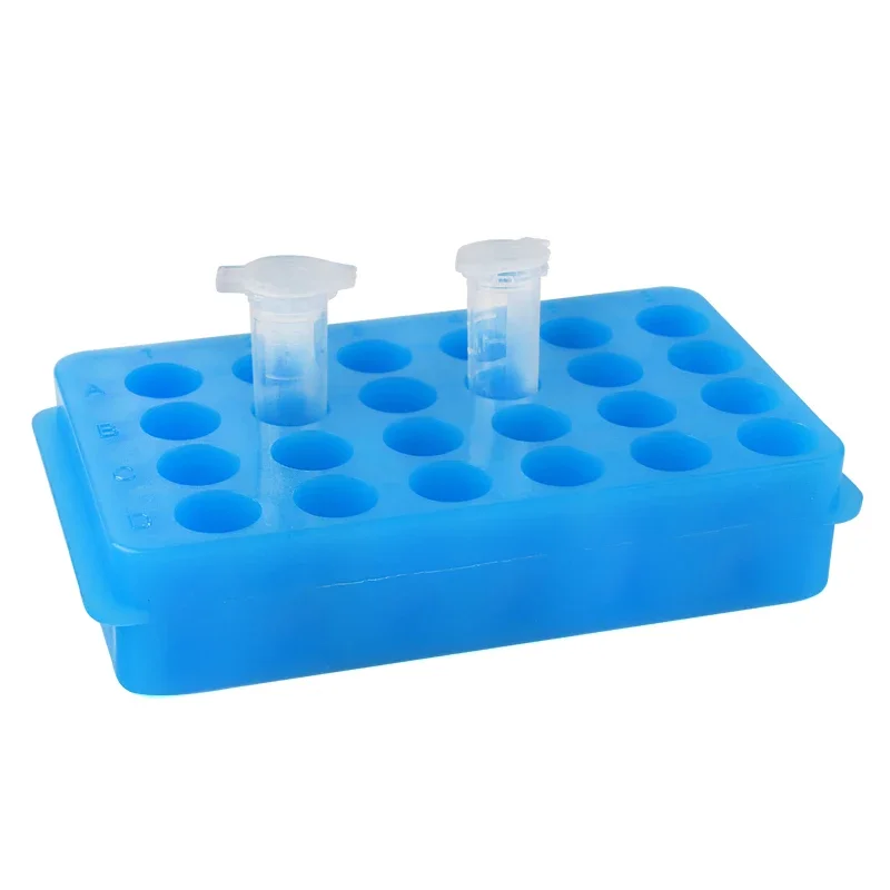 Lab Plastic Centrifuge Tube Rack 1pcs 24/32/60/96holes 0.5ml / 1.5ml / 2ml Double Side Reversible Different Holes plastic centrifuge tube rack