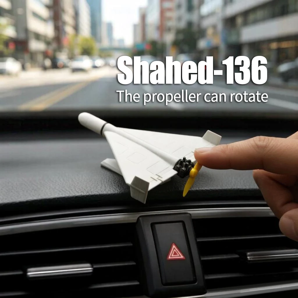 โมเดลโดรนจักรยานยนต์ Shahed 136 ของสะสมแนวทหาร