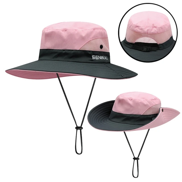 Sun Hats for Men Outdoor Fishing Cap Wide Brim Anti-UV Protection